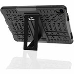 Strike Rugged Case for Apple iPad (10th Generation), iPad (11th Generation), iPad (2022) Tablet - Textured - Black - Top view