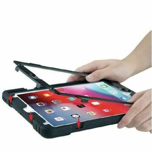 Strike Rugged Carrying Case for 27.7 cm (10.9') Apple iPad (10th Generation) Tablet - Black - Alternate view 10