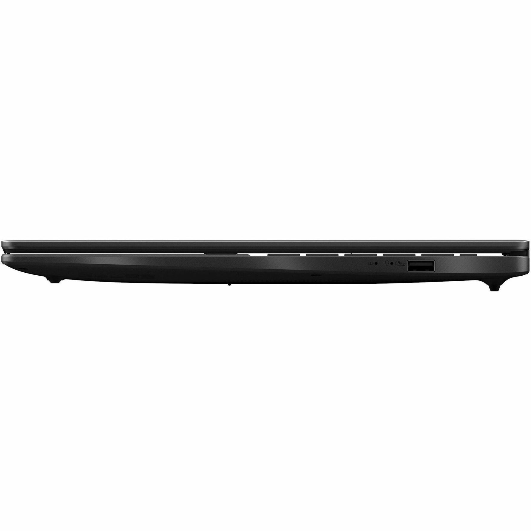 Asus V16 V3607 V3607VH-RP713W 16' Gaming Notebook - WUXGA - 144 Hz - Intel Core 7 240H - 16 GB - 1 TB SSD - Matte Black - Left view