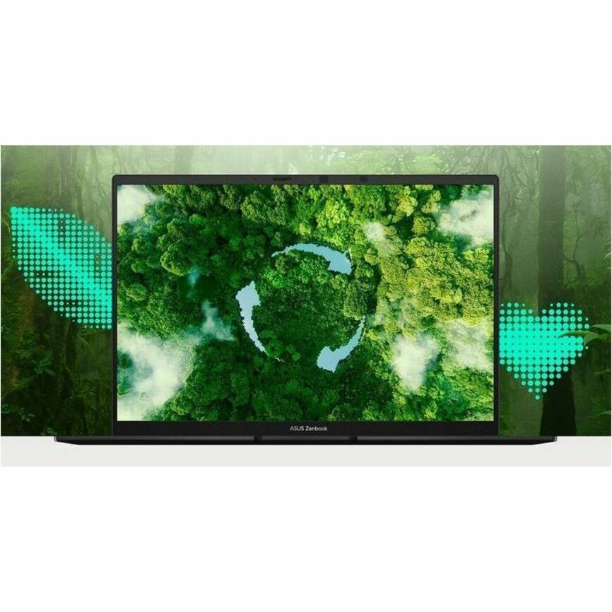 Asus ZenBook 14 UM3406 UM3406GA-QD754W 14' Copilot+ PC Notebook - WUXGA - 60 Hz - AMD Ryzen AI 7 445 - 16 GB - 512 GB SSD - Jade Black - Alternate view 13