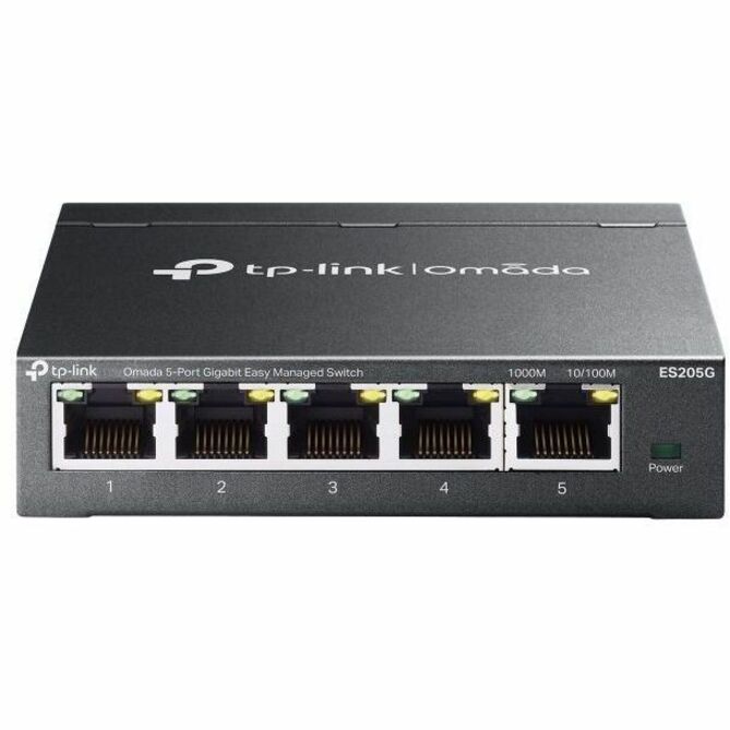 Omada ES205G 5 Ports Manageable Ethernet Switch - Gigabit Ethernet - 10/100/1000Base-T