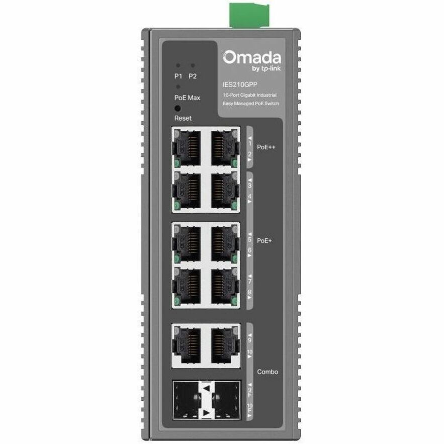 Omada IES210GPP 10 Ports Manageable Ethernet Switch - Gigabit Ethernet - 1000Base-T, 1000Base-X