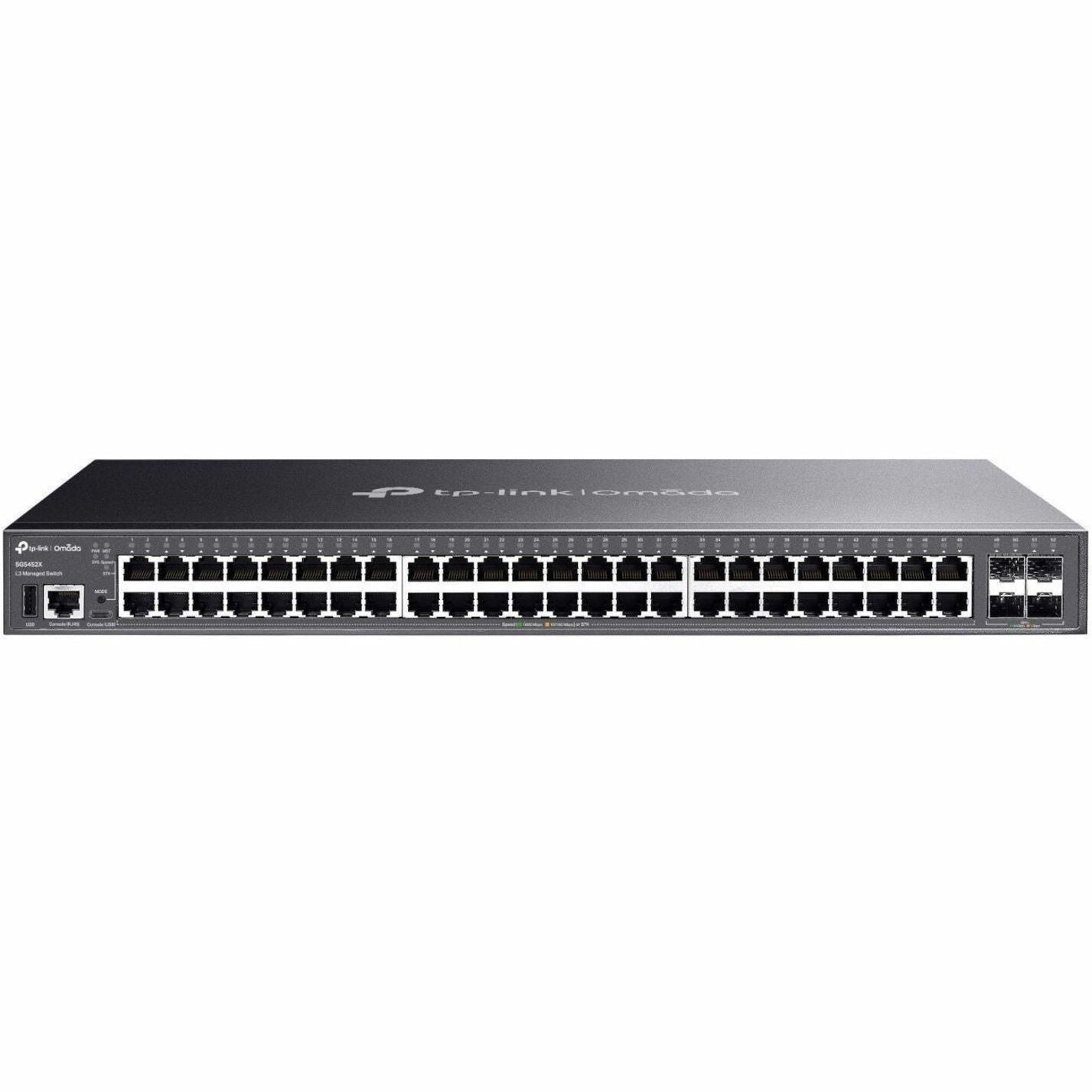 Omada SG5452XMPP 48 Ports Manageable Ethernet Switch - Gigabit Ethernet, 10 Gigabit Ethernet - 10/100/1000Base-T, 10GBase-X