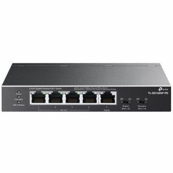 Omada TL-SG1005P-PD 5 Ports Ethernet Switch - Gigabit Ethernet - 10/100/1000Base-T
