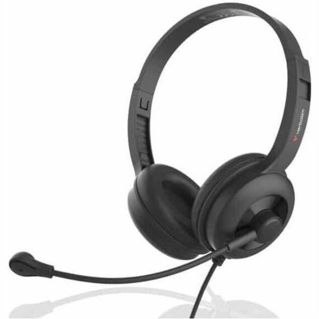 Verbatim Wired Over-the-head, On-ear Stereo Headset - Left view