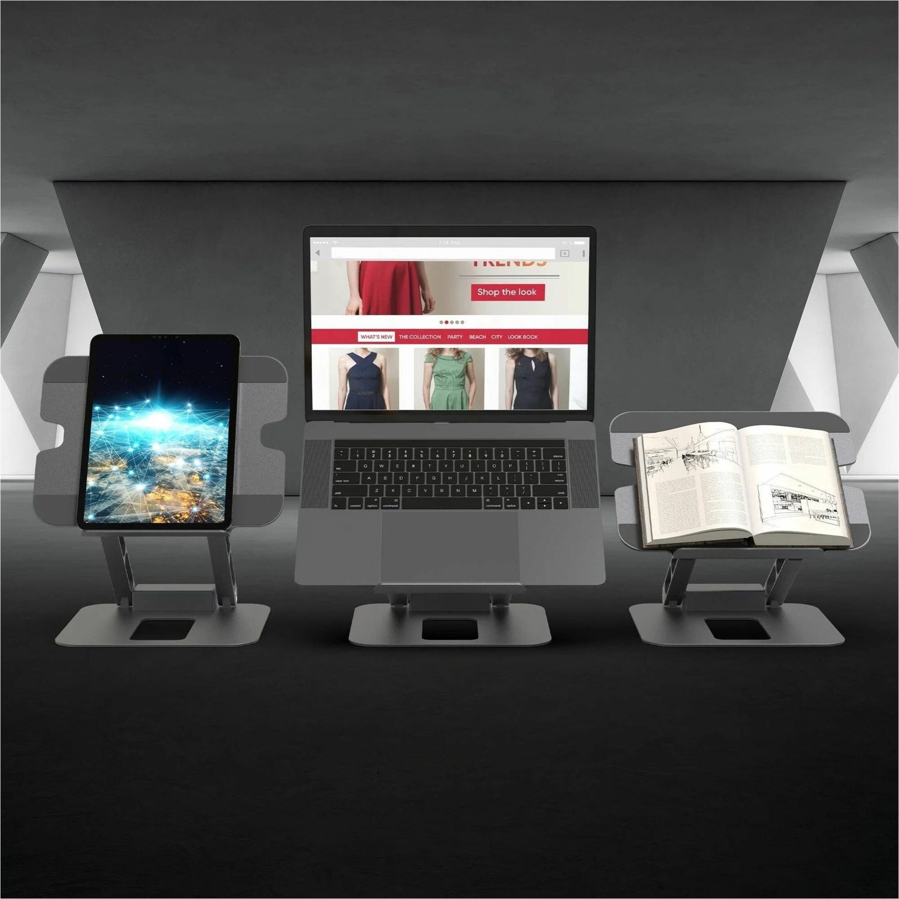 j5create JTS427 USB Type C Docking Station for Tablet PC, Notebook - Charging Capability - Space Gray - Alternate view 6