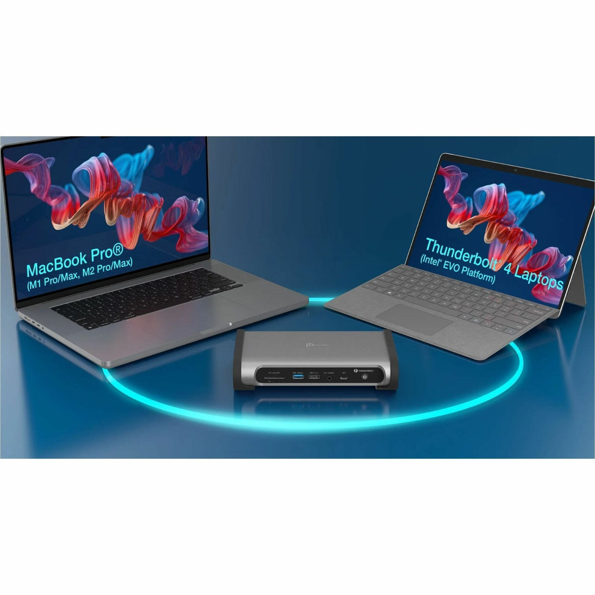 j5create JTD568 Thunderbolt 4 Docking Station for Notebook, MacBook, Mobile Device - Charging Capability - Memory Card Reader - SD - 135 W - Space Gray - Alternate view 14