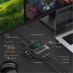 j5create JCD3199P USB Type C Docking Station for iPhone, MacBook, TV - Charging Capability - Memory Card Reader - SD - Space Gray - Desktop - Alternate view 6