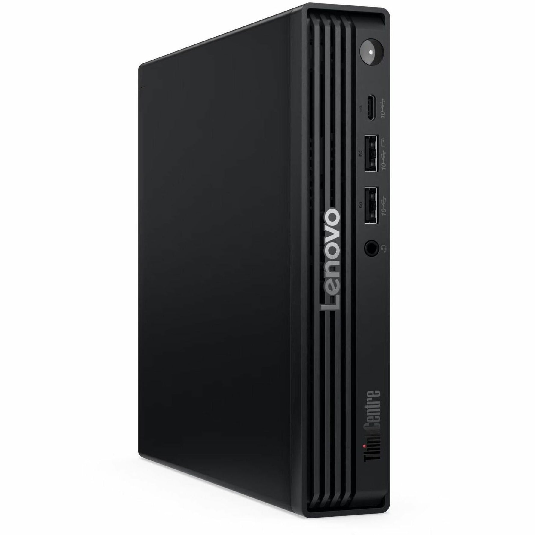 Lenovo ThinkCentre M70q Gen 6 13A4000BAU Desktop Computer - Intel Core Ultra 7 265T - 32 GB - 512 GB PCI Express NVMe 4.0 x4 SSD - Tiny - Black