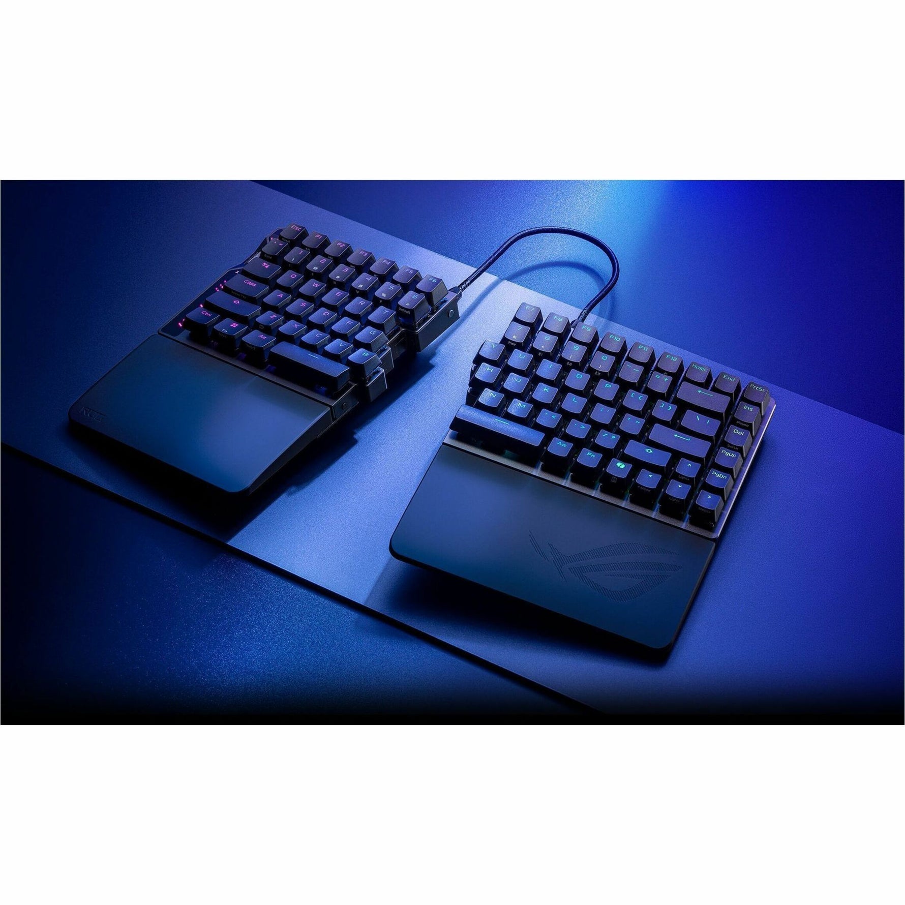 Asus ROG Falcata Gaming Keyboard - Compact - Wired/Wireless Connectivity - USB 2.0 Type A Interface - RGB LED - Black - Alternate view 8
