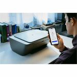 HP Deskjet 2922 Wired & Wireless Inkjet Multifunction Printer - Colour - Cement - Alternate view 9