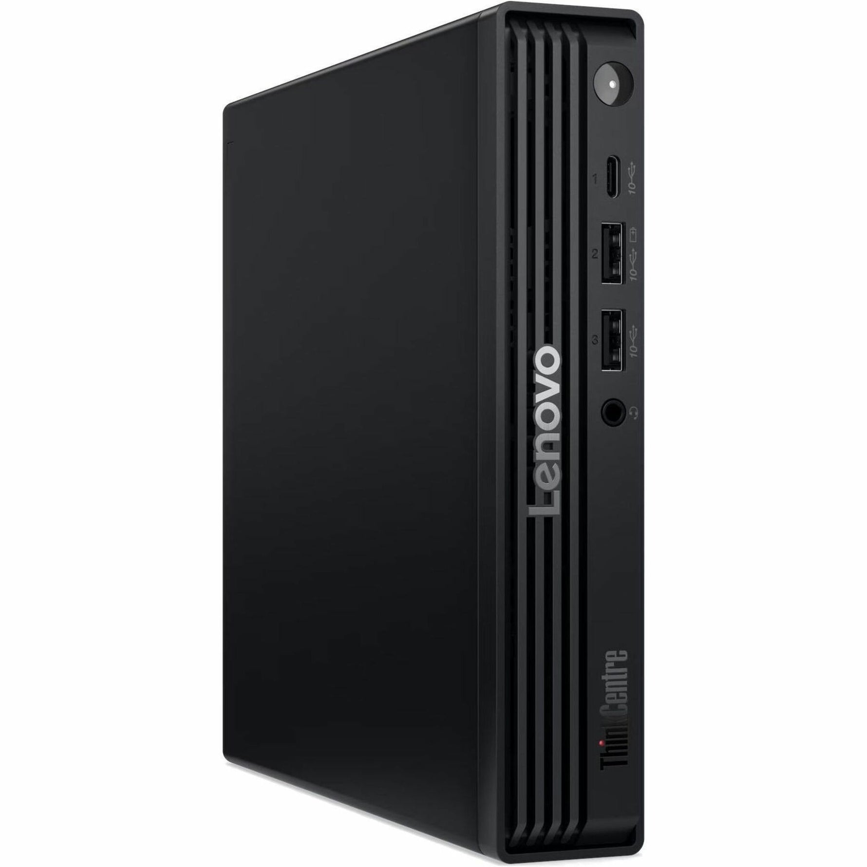 Lenovo ThinkCentre M70q Gen 6 13A4000CAU Desktop Computer - Intel Core Ultra 7 2nd Gen 265T - 32 GB - 1 TB PCI Express NVMe 4.0 x4 SSD - Tiny - Black
