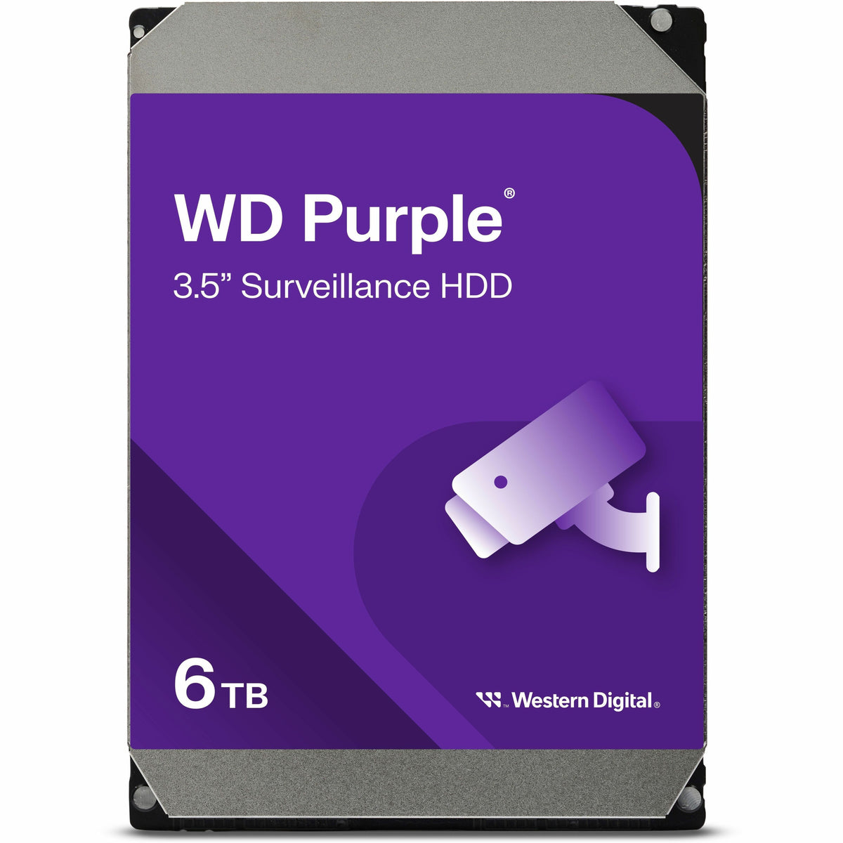 WD Purple WD64PURZ 6 TB Hard Drive - 3.5' Internal - SATA - Purple