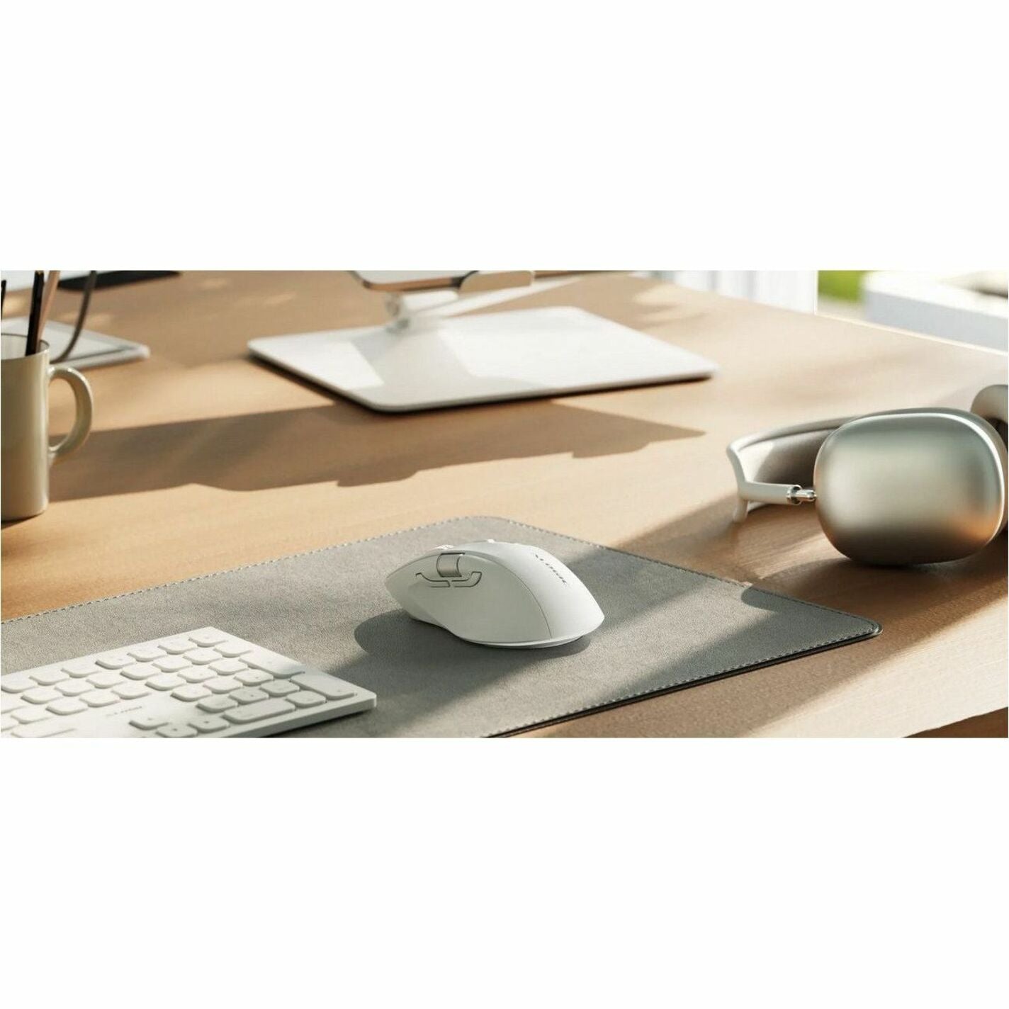 Alogic APEX Mouse - Bluetooth/Radio Frequency - 7 Programmable Button(s) - White - Alternate view 9
