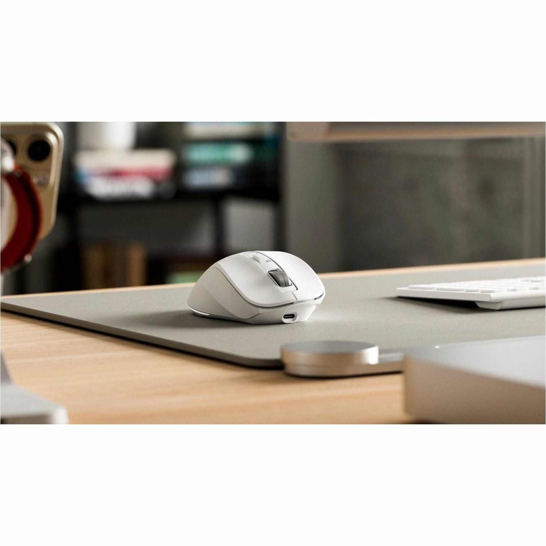 Alogic APEX Mouse - Bluetooth/Radio Frequency - 7 Programmable Button(s) - White - Alternate view 12
