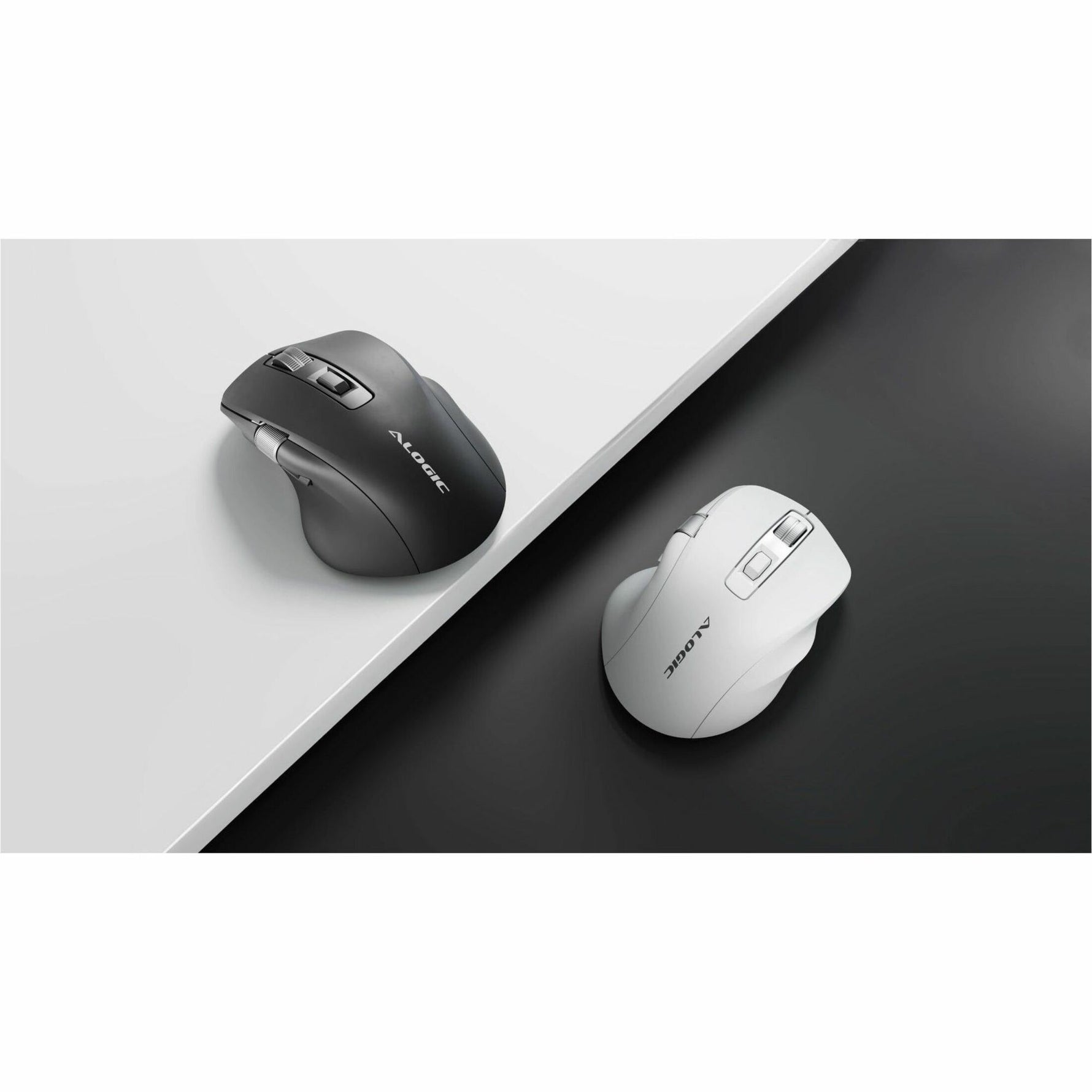 Alogic APEX Mouse - Bluetooth/Radio Frequency - 7 Programmable Button(s) - White - Alternate view 13
