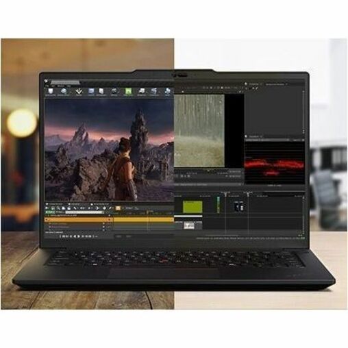 Lenovo ThinkPad P14s Gen 6 21QT0044AU 14.5' Touchscreen Mobile Workstation - WUXGA - 60 Hz - Intel Core Ultra 7 255H - 32 GB - 1 TB SSD - English Keyboard - Black - Alternate view 12