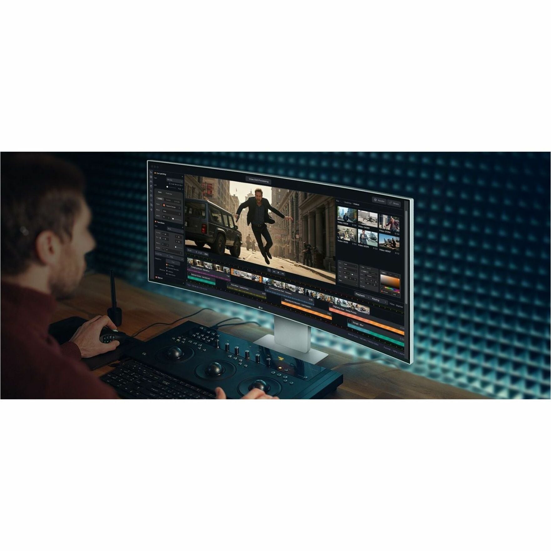 LG UltraFine 40U990A-W 40' Class 5K2K WUHD Curved Screen LCD Monitor - 21:9 - Alternate view 13