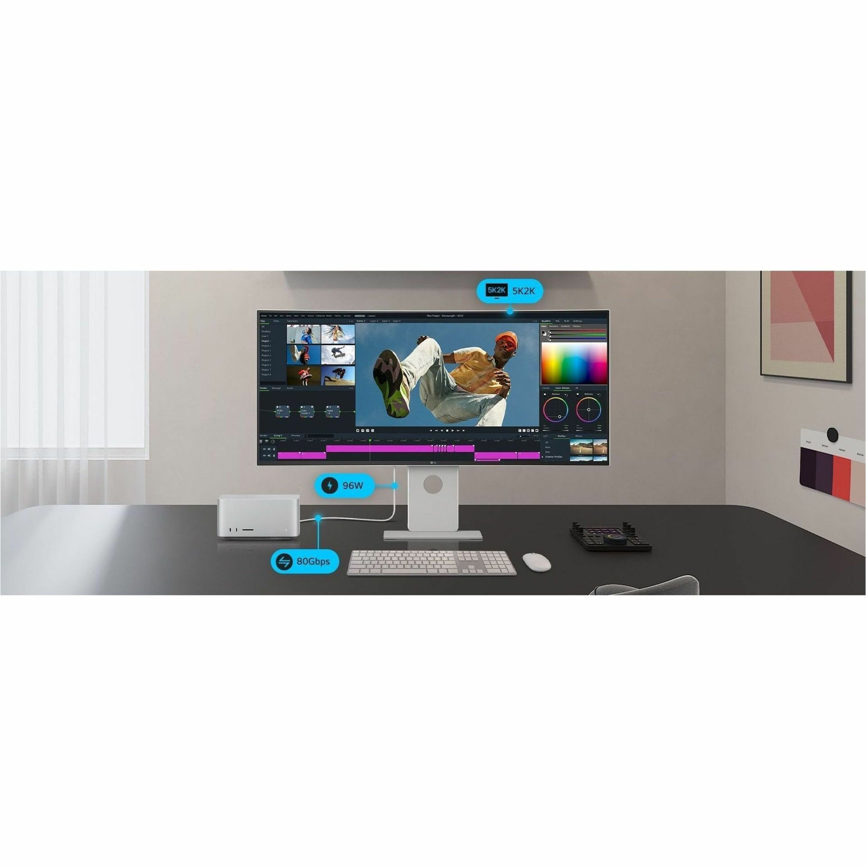 LG UltraFine 40U990A-W 40' Class 5K2K WUHD Curved Screen LCD Monitor - 21:9 - Alternate view 14
