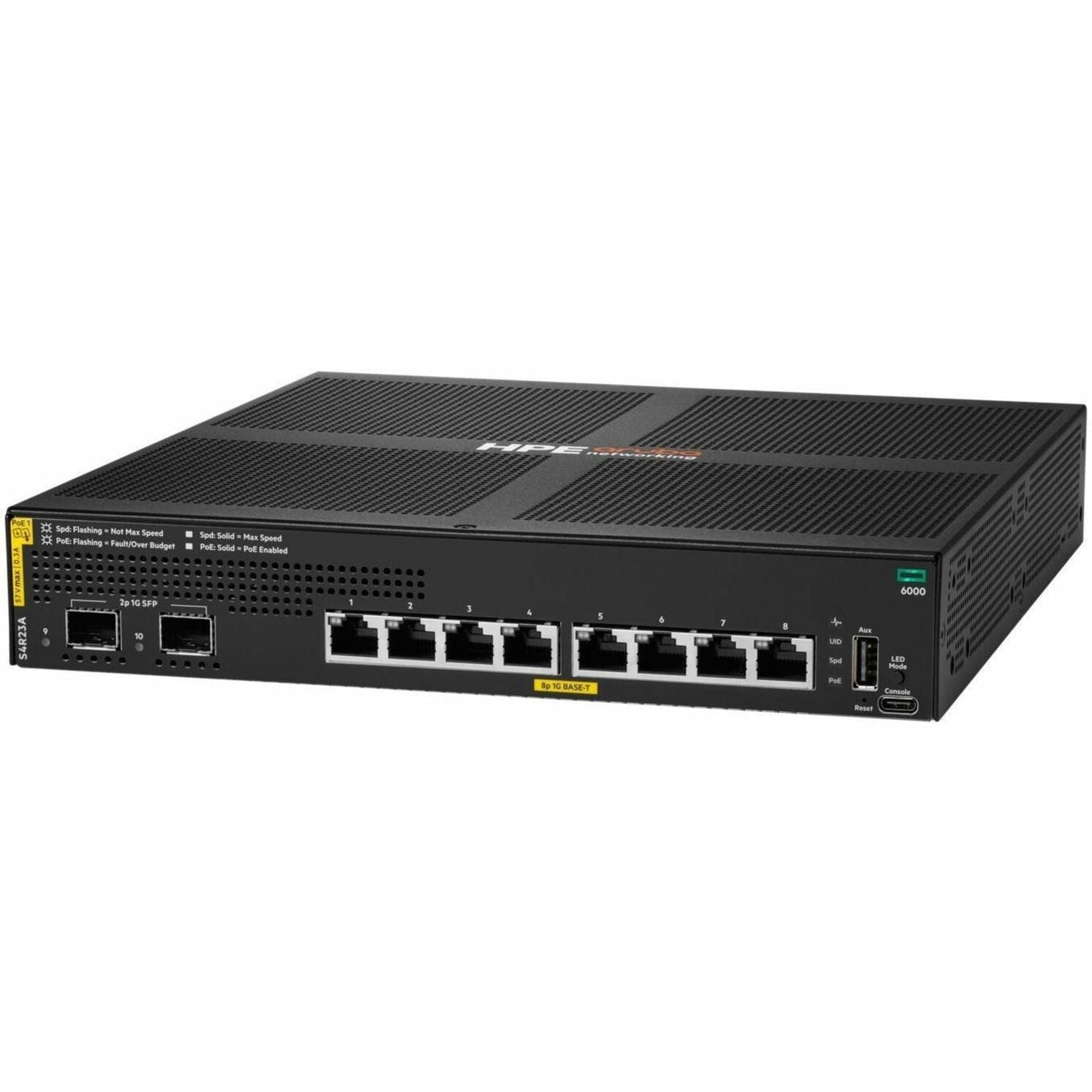Aruba CX 6000 8 Ports Manageable Ethernet Switch - Gigabit Ethernet - 10/100/1000Base-T, 1000Base-X