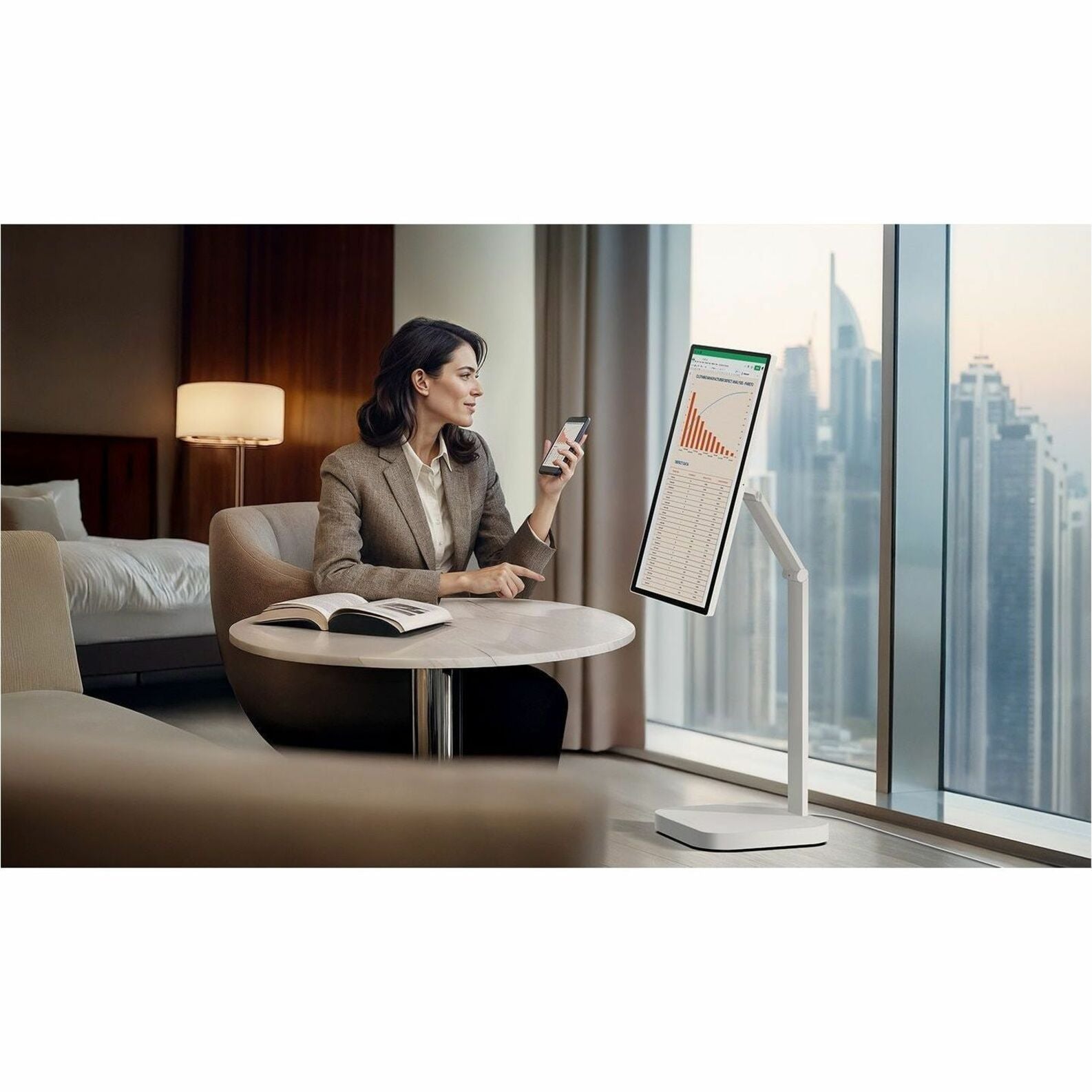 LG 32U889SA-W 32' Class Smart LCD Touchscreen Monitor - 16:9 - 5 ms - Alternate view 19