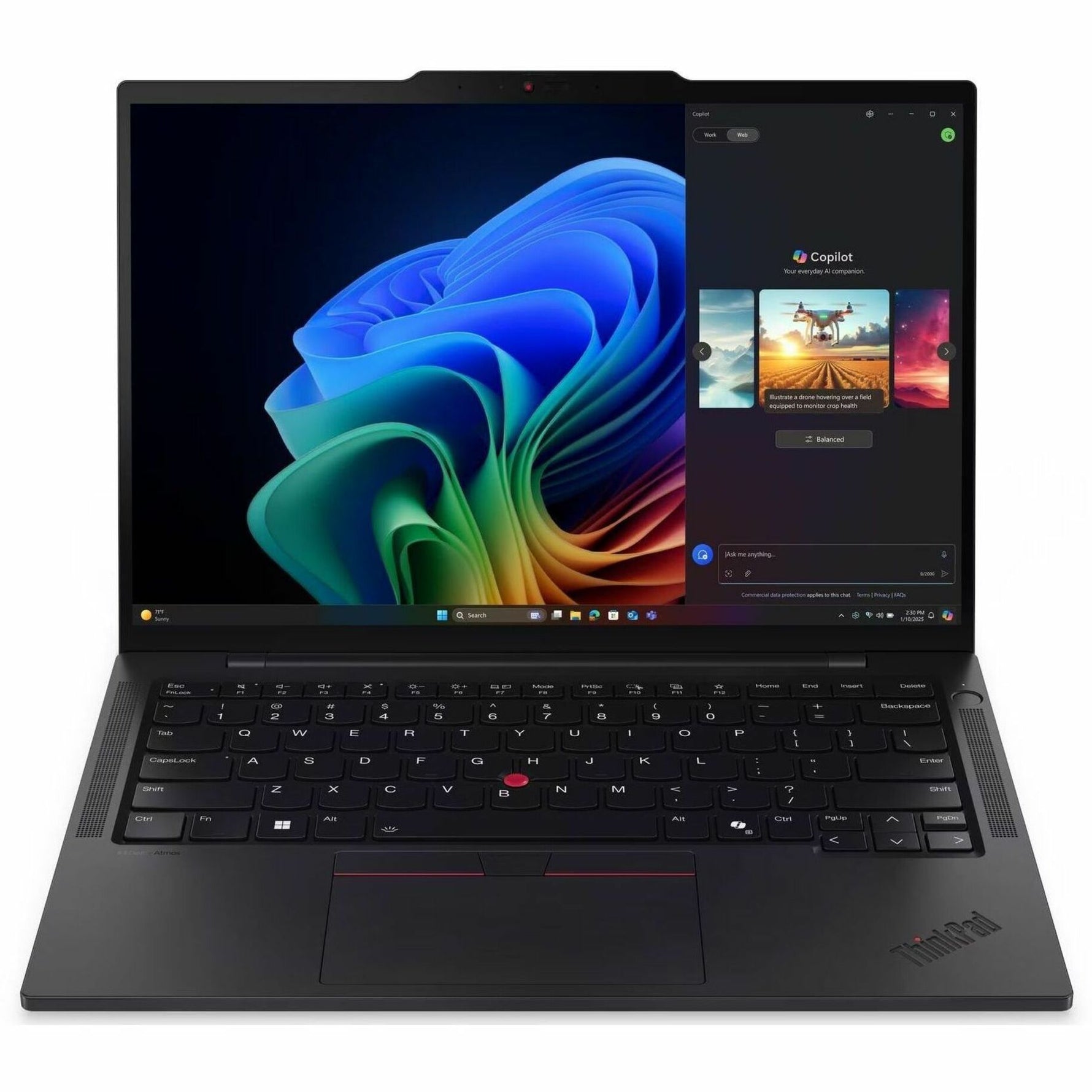 Lenovo ThinkPad T14s Gen 6 21QX00LQAU 14' Touchscreen Copilot+ PC Notebook - WUXGA - 60 Hz - Intel Core Ultra 7 268V - 32 GB - 512 GB SSD - English Keyboard - Black