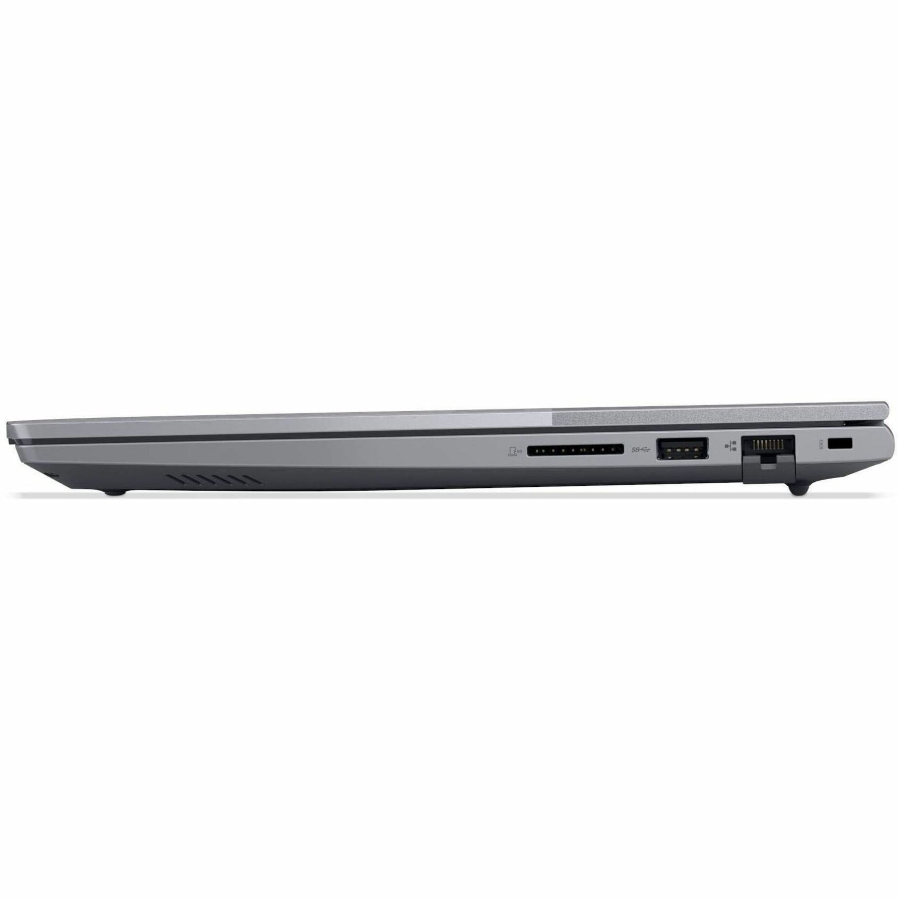 Lenovo ThinkBook 14 G9 IRL 21UY005WAU 14' Notebook - WUXGA - Intel Core 7 240H - 32 GB - 512 GB SSD - English Keyboard - Arctic Gray - Left view
