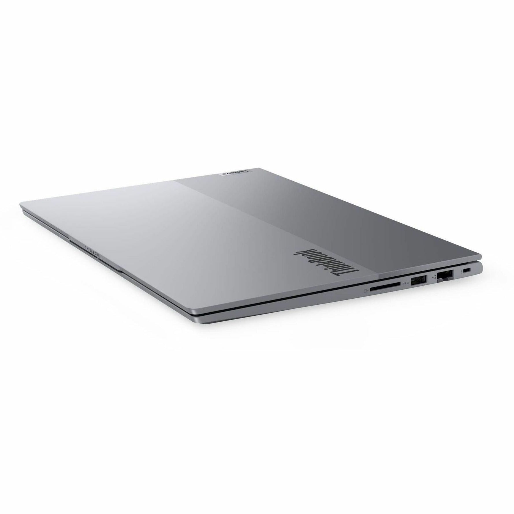 Lenovo ThinkBook 14 G9 IRL 21UY005WAU 14' Notebook - WUXGA - Intel Core 7 240H - 32 GB - 512 GB SSD - English Keyboard - Arctic Gray - Top view