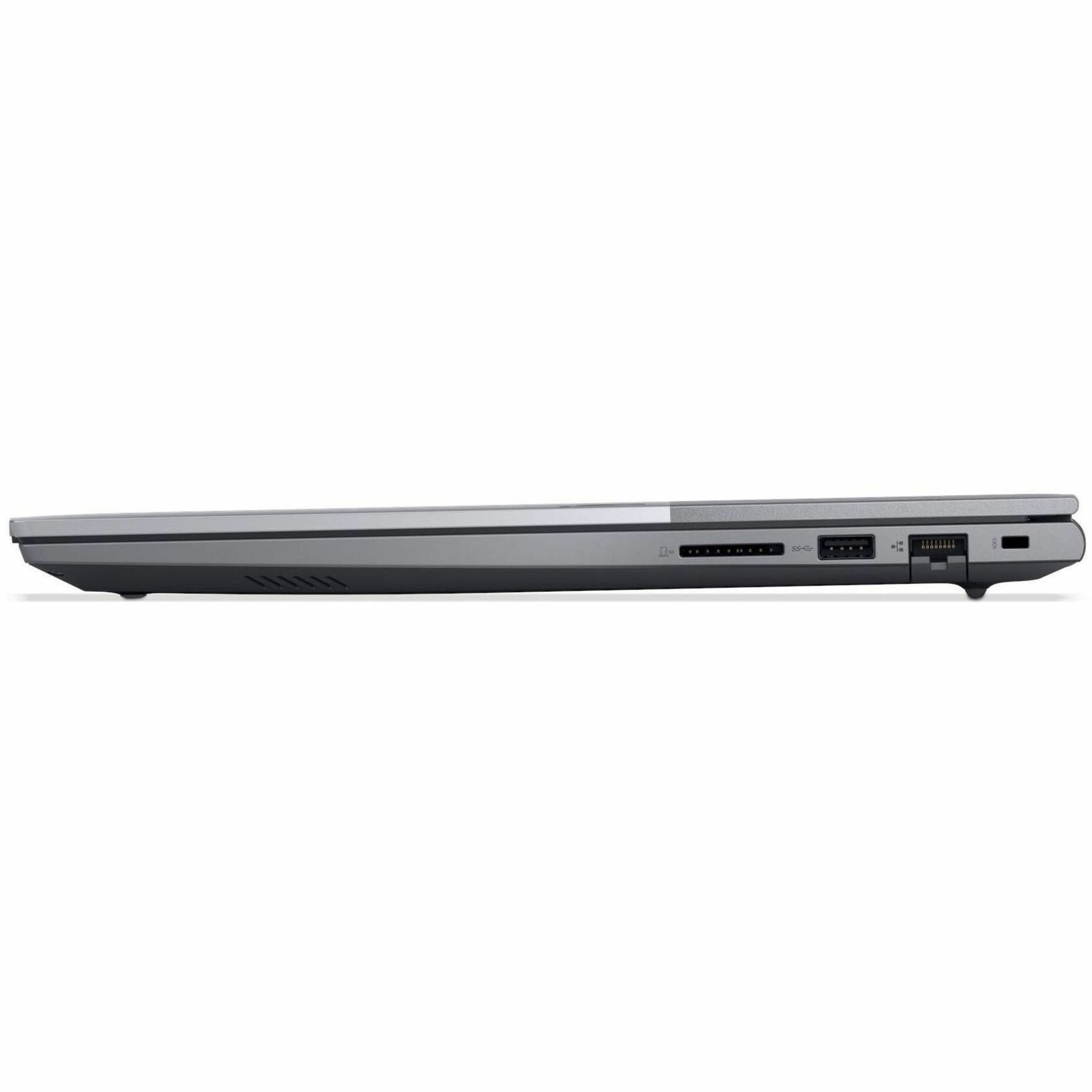 Lenovo ThinkBook 16 G9 IRL 21US0012AU 16' Notebook - WUXGA - 60 Hz - Intel Core 5 210H - 16 GB - 512 GB SSD - English Keyboard - Arctic Gray - Left view