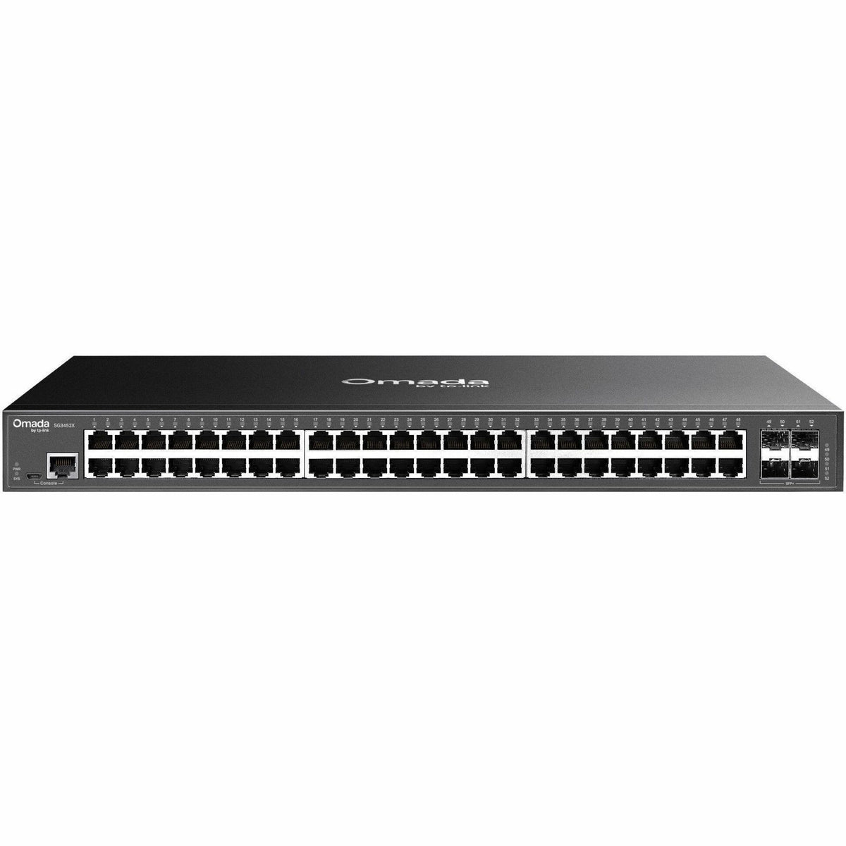 Omada SG3452X 48 Ports Manageable Ethernet Switch - Gigabit Ethernet, 10 Gigabit Ethernet - 10GBase-X, 10/100/1000Base-T