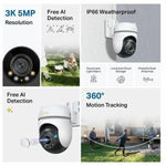 Tapo TC43 5 Megapixel Outdoor 3K Network Camera - Colour