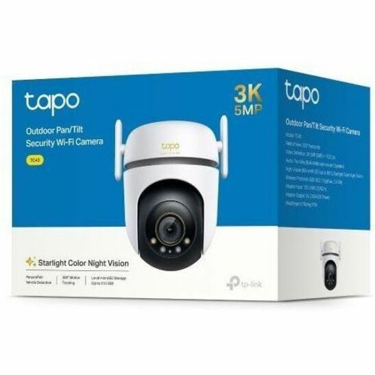 Tapo TC43 5 Megapixel Outdoor 3K Network Camera - Colour