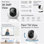 Tapo TC74 5 Megapixel 3K Network Camera - Colour - Bulb