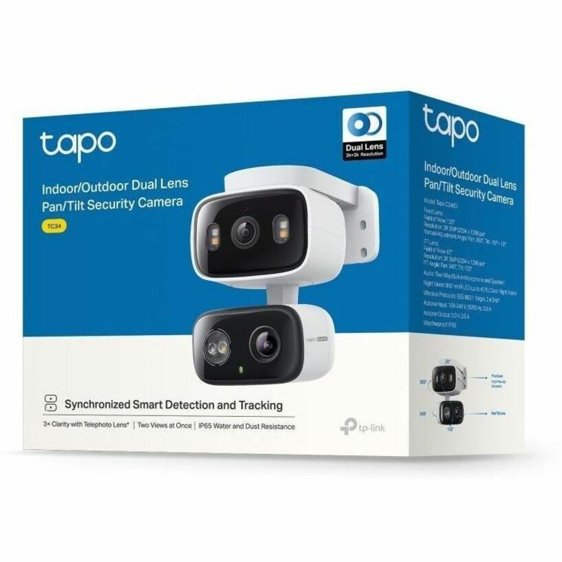 Tapo TC34 3 Megapixel Indoor/Outdoor 3K Network Camera - Colour - 1