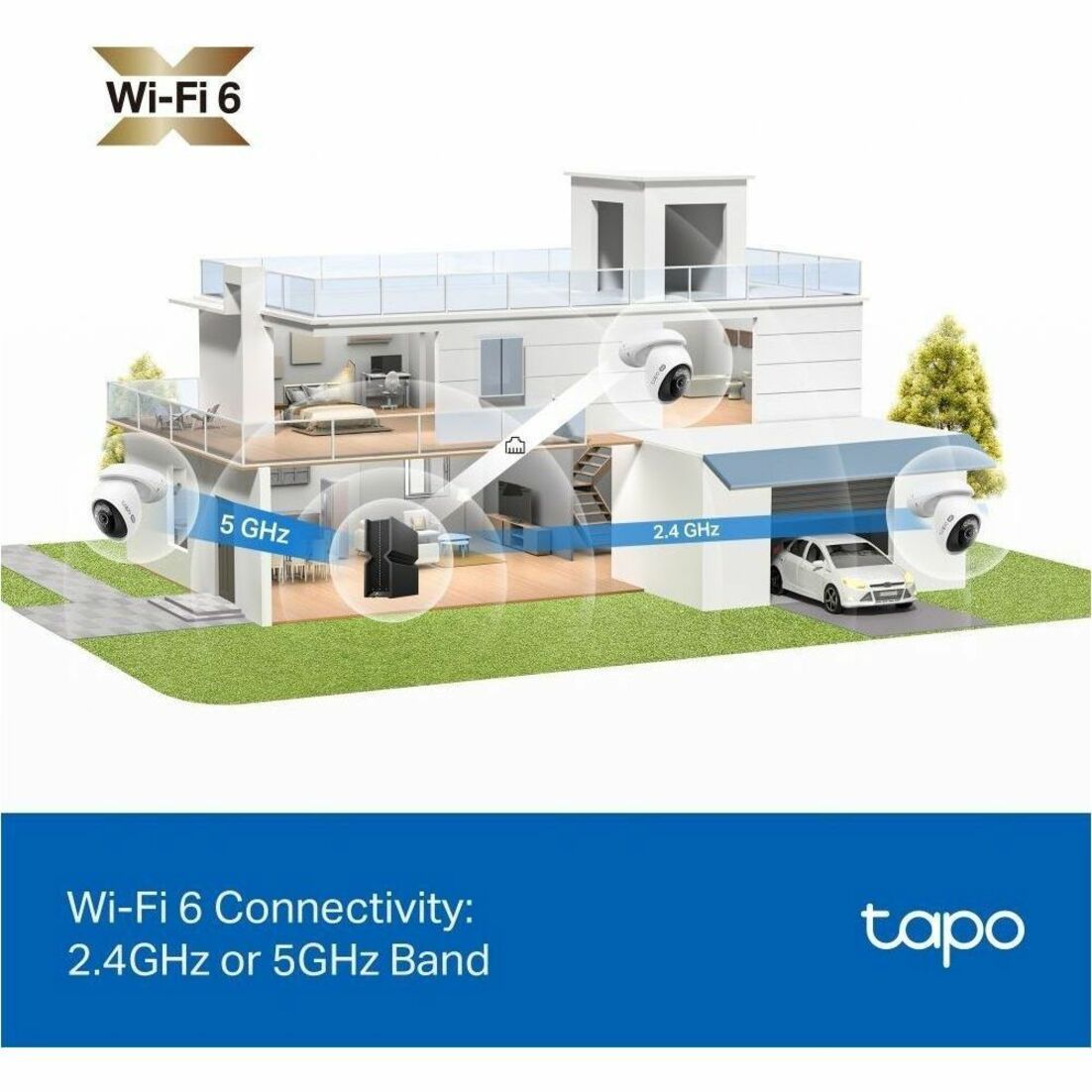 Tapo TC46 8 Megapixel Outdoor 4K Network Camera - Colour - 1