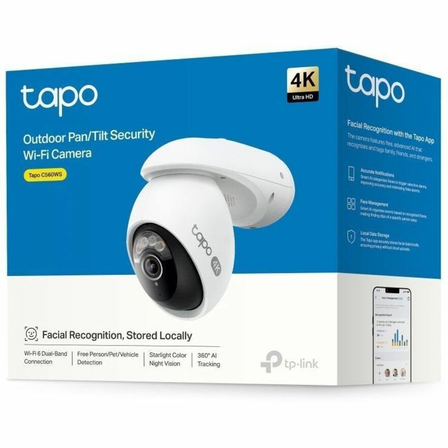 Tapo TC46 8 Megapixel Outdoor 4K Network Camera - Colour - 1