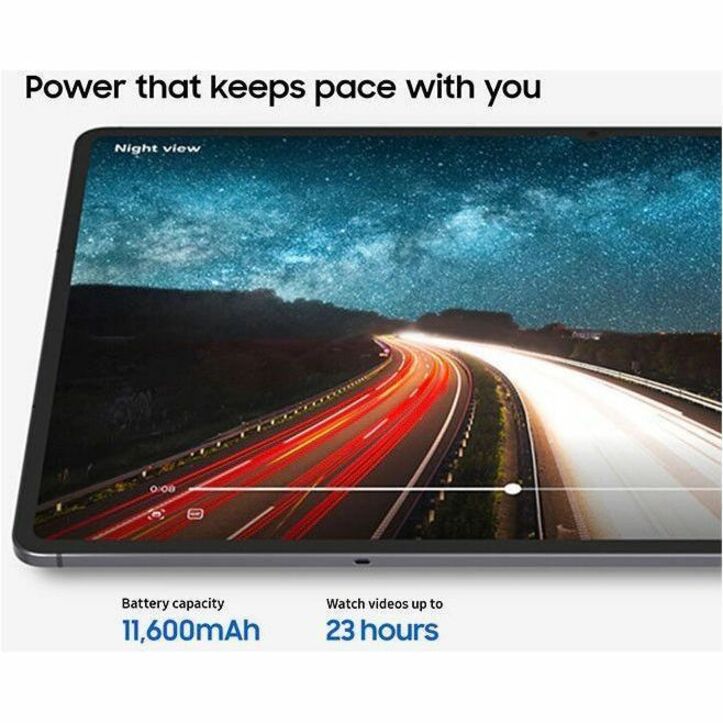 Samsung Galaxy Tab S11 5G SM-X736B Tablet - 11' WQXGA - MediaTek Dimensity 9400+ (3 nm) Octa-core - 12 GB - 128 GB Storage - 5G - Grey - Alternate view 15