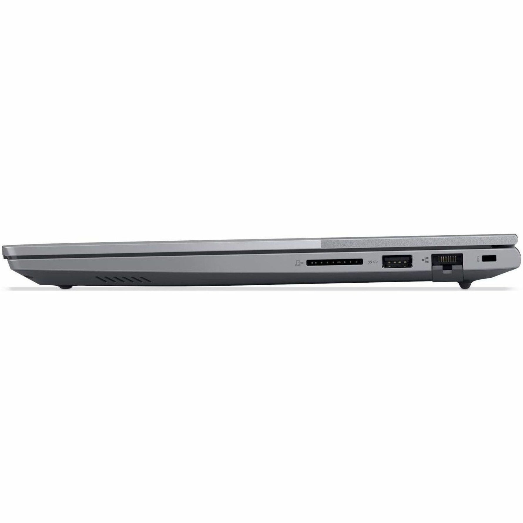 Lenovo ThinkBook 14 G9 AHP 21V0006UAU 14' Notebook - WUXGA - 60 Hz - AMD Ryzen 7 250 - 16 GB - 512 GB SSD - Arctic Gray - Left view