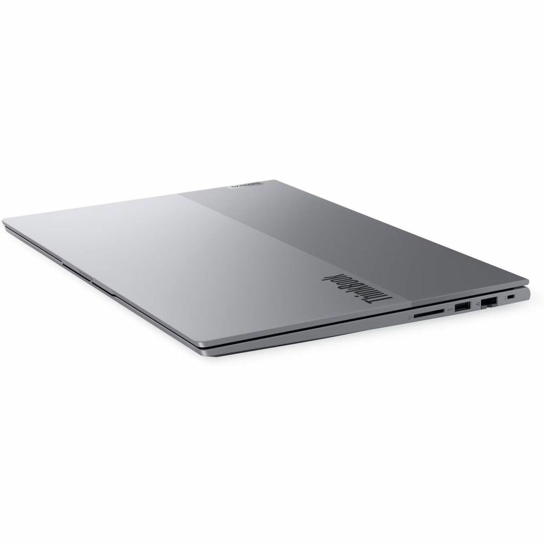 Lenovo ThinkBook 16 G9 AHP 21UT006LAU 16' Notebook - WUXGA - 60 Hz - AMD Ryzen 7 250 - 16 GB - 512 GB SSD - Arctic Gray - Top view