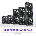 NZXT RF-U28PN-B1 Cooling Fan - PC, Motherboard, Radiator, Heatsink - Alternate view 8