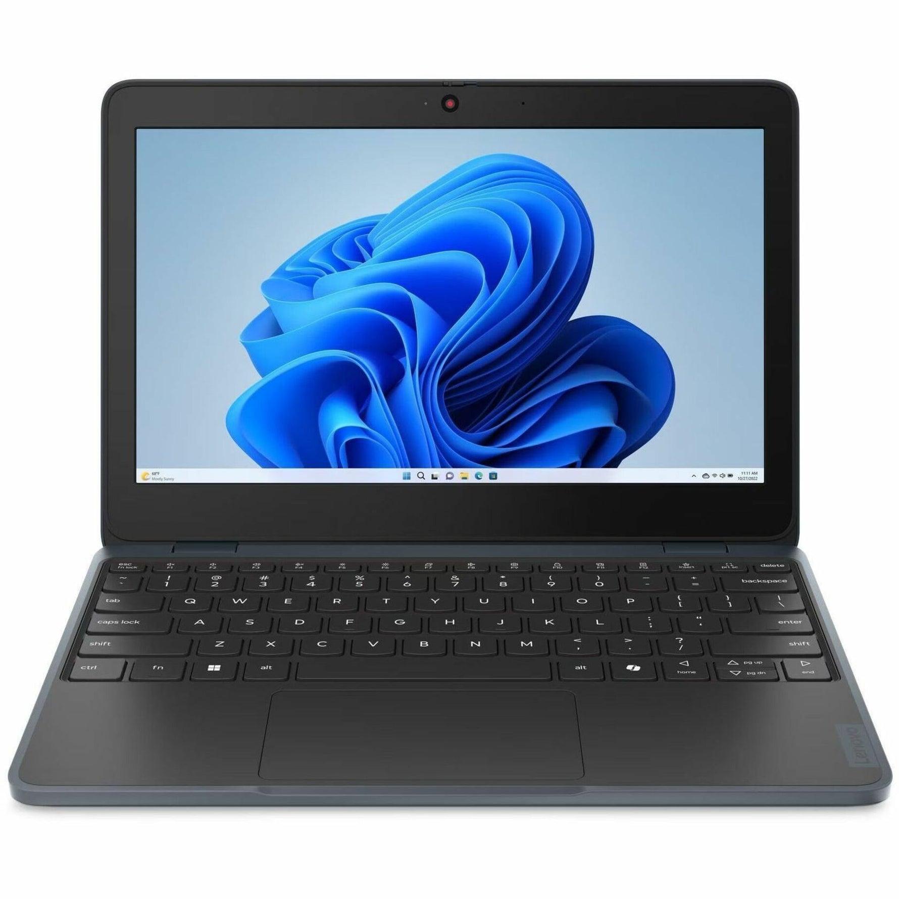Lenovo 100w Gen 5 83LES01600 11.6' Notebook - HD - Intel N-Series N150 - 8 GB - 128 GB PCI Express 3.0 SSD - English (US) Keyboard - Black