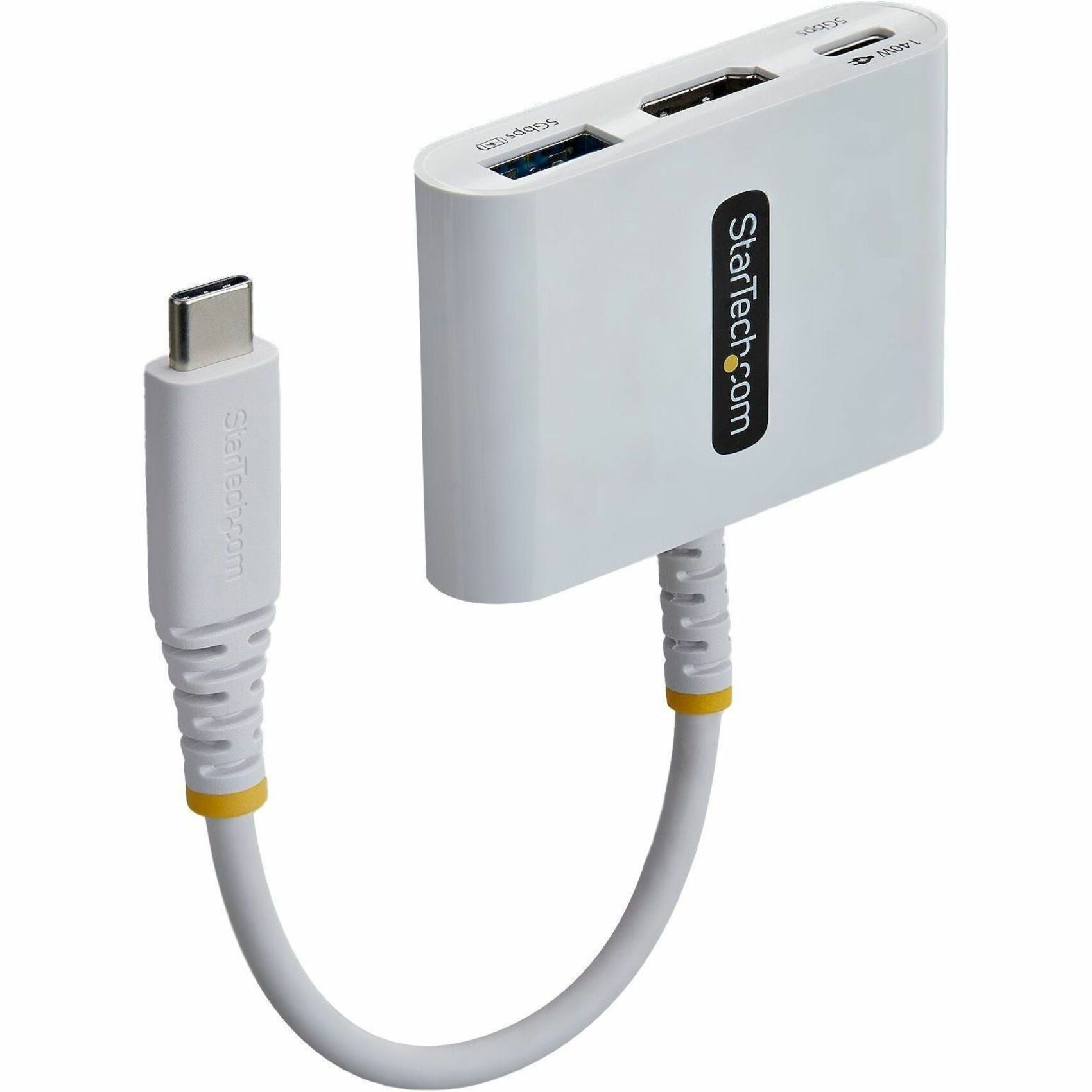 StarTech USB-C to HDMI Multiport Adapter with 140W PD Charging, 4K 60Hz HDMI, USB 5Gbps Hub, Mini Dock - Right view