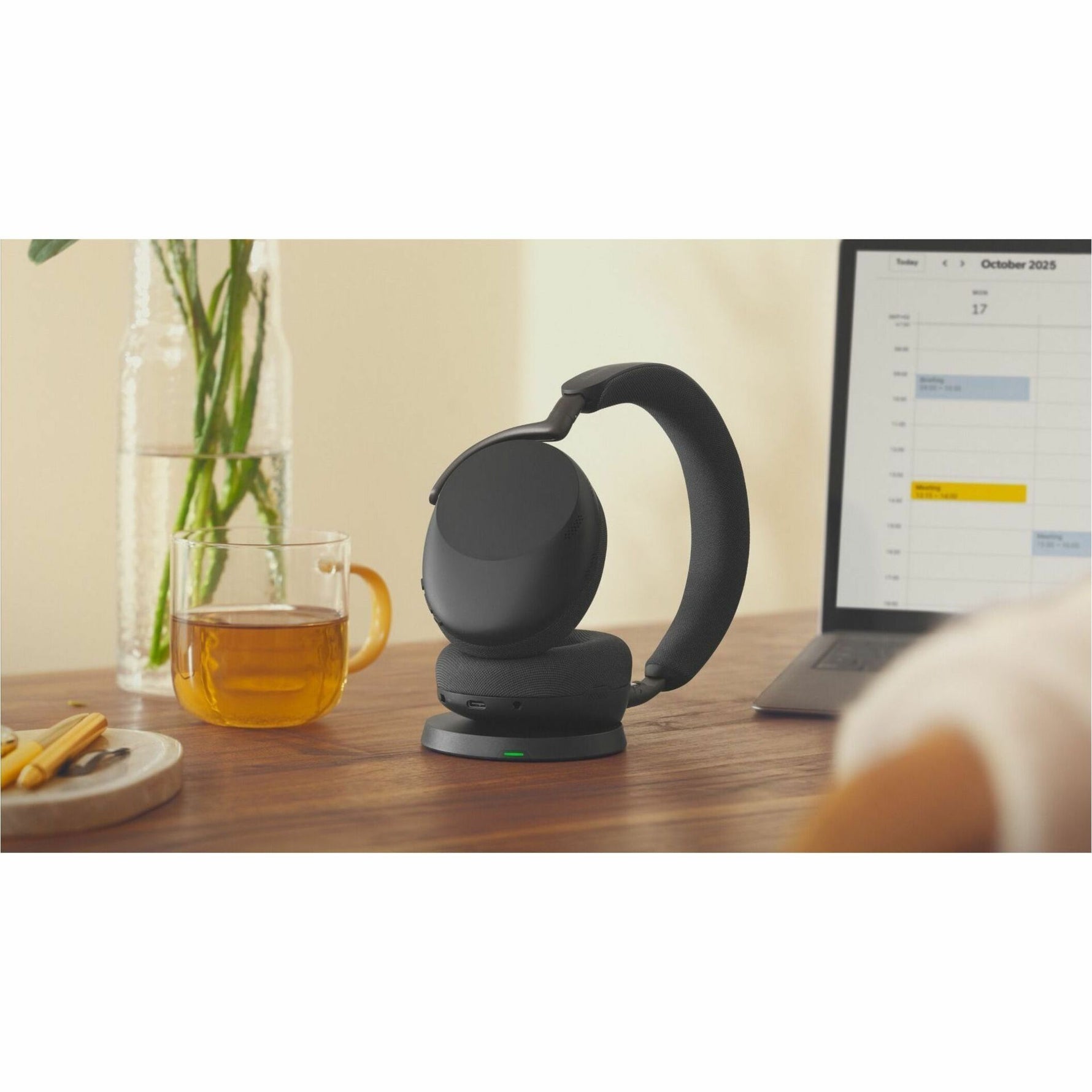 Jabra Evolve3 85 Wired/Wireless Over-the-ear, Over-the-head Stereo Headset - Black