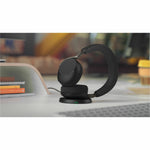 Jabra Evolve3 75 Wireless Over-the-head, On-ear, Over-the-ear Stereo Headset - Black - Alternate view 9
