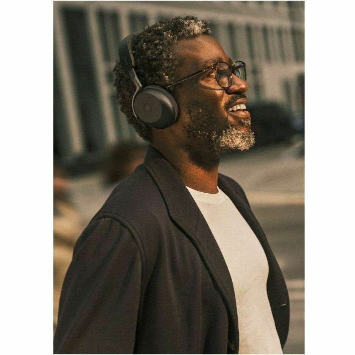 Jabra Evolve3 75 Wireless On-ear, Over-the-head, Over-the-ear Stereo Headset - Black