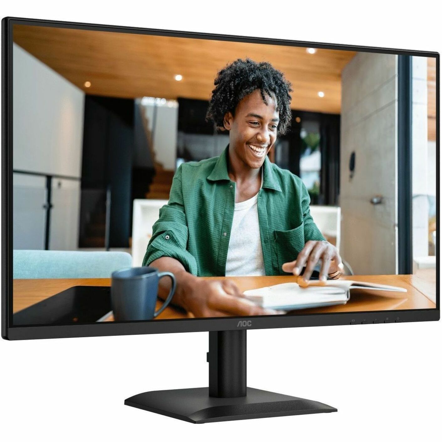 AOC 27E40L 27' Class Full HD LCD Monitor - 16:9 - Black