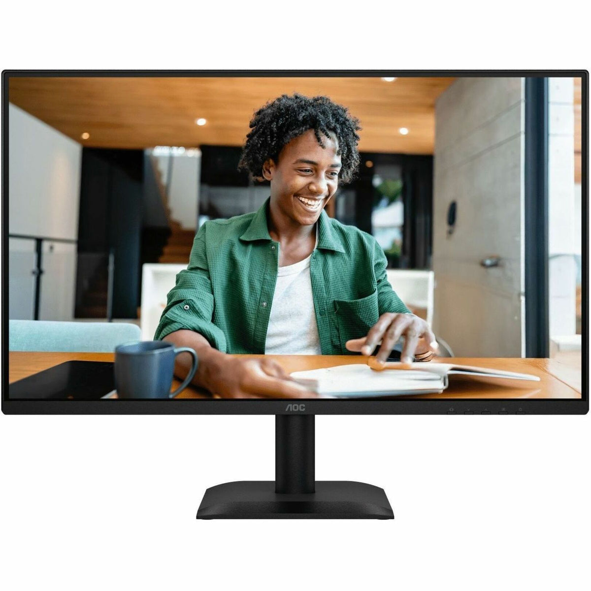 AOC 27E40L 27' Class Full HD LCD Monitor - 16:9 - Black