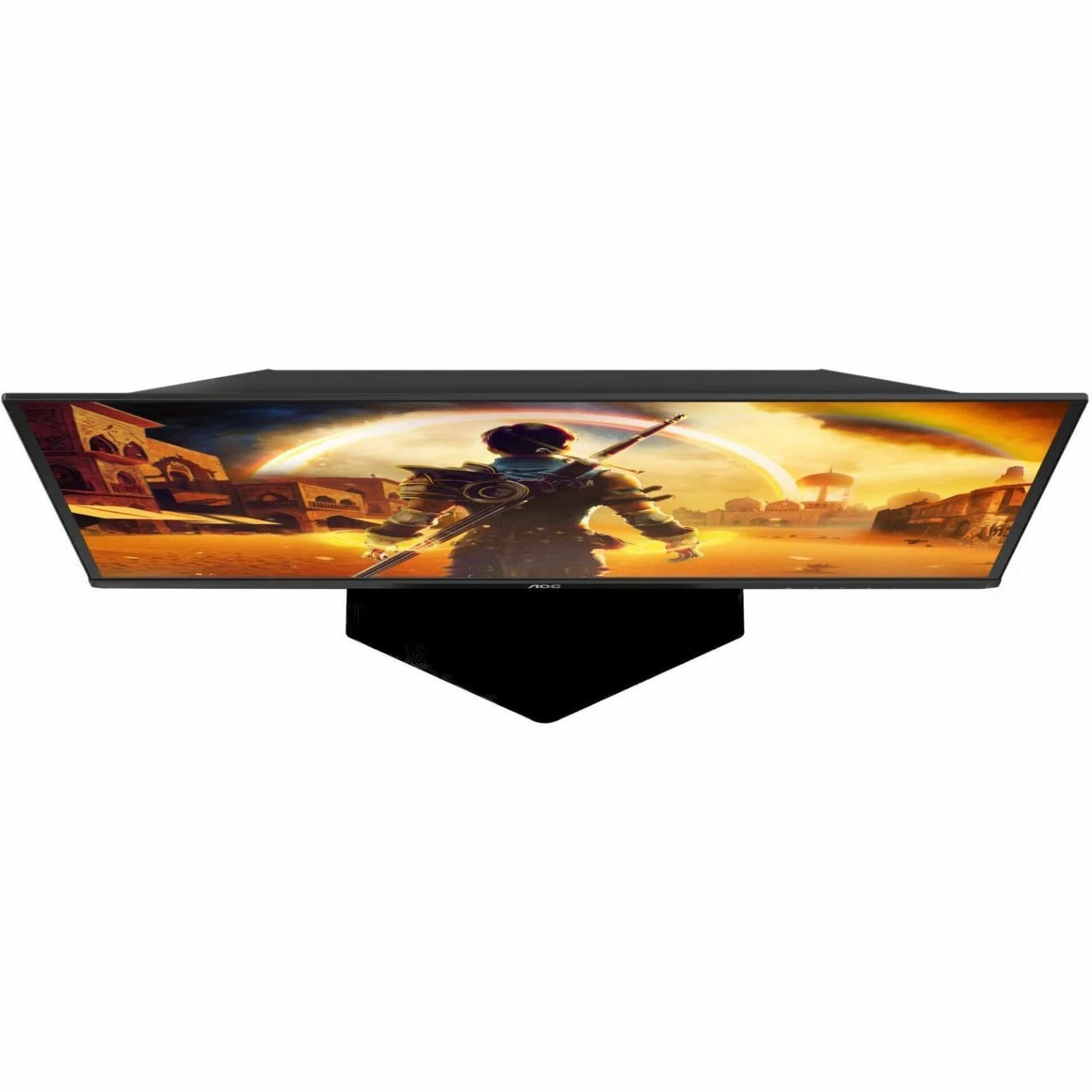 AOC Q27G40ZDF 27' Class WQHD Gaming OLED Monitor - Black, Red - Top view