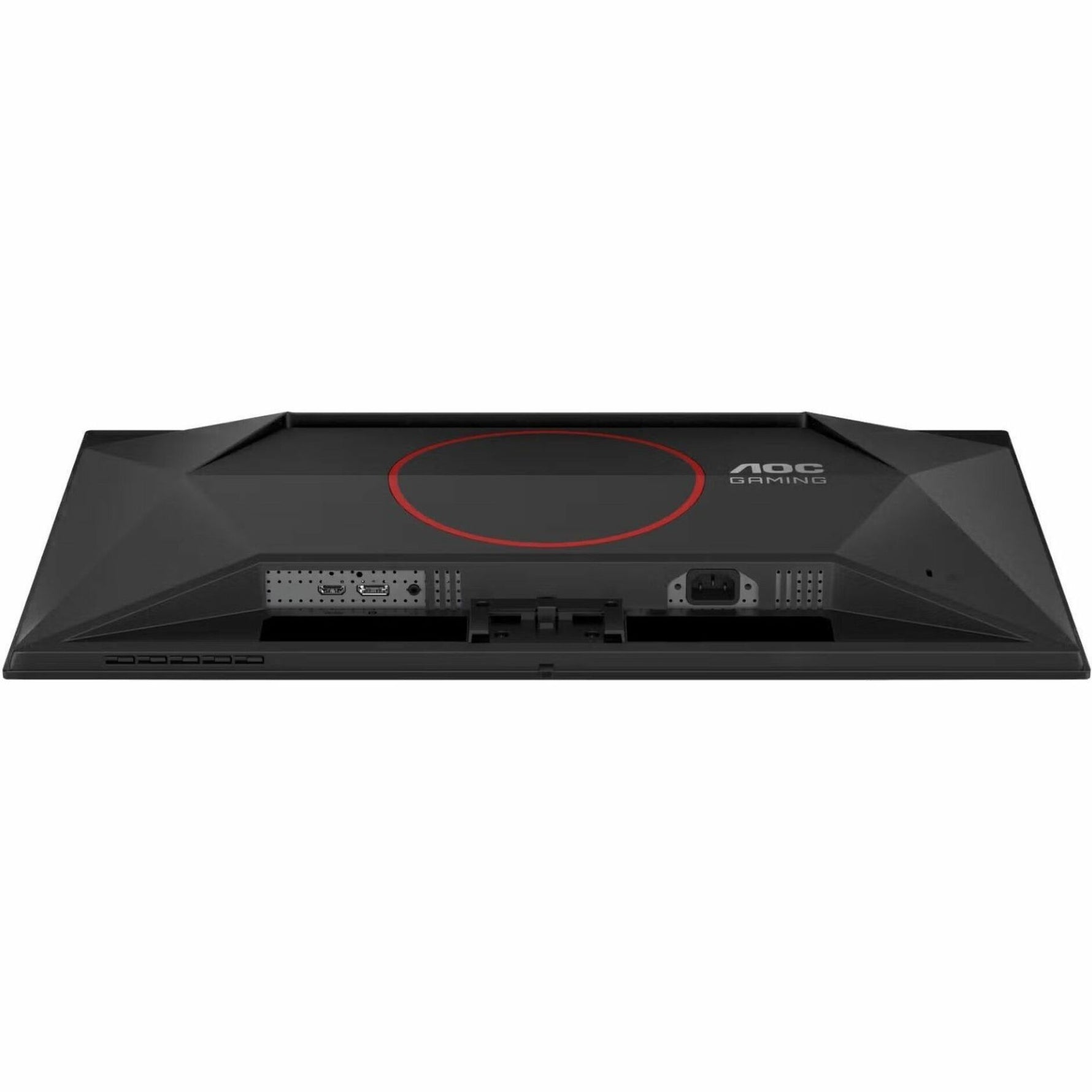 AOC Q27G40ZDF 27' Class WQHD Gaming OLED Monitor - Black, Red - Bottom view