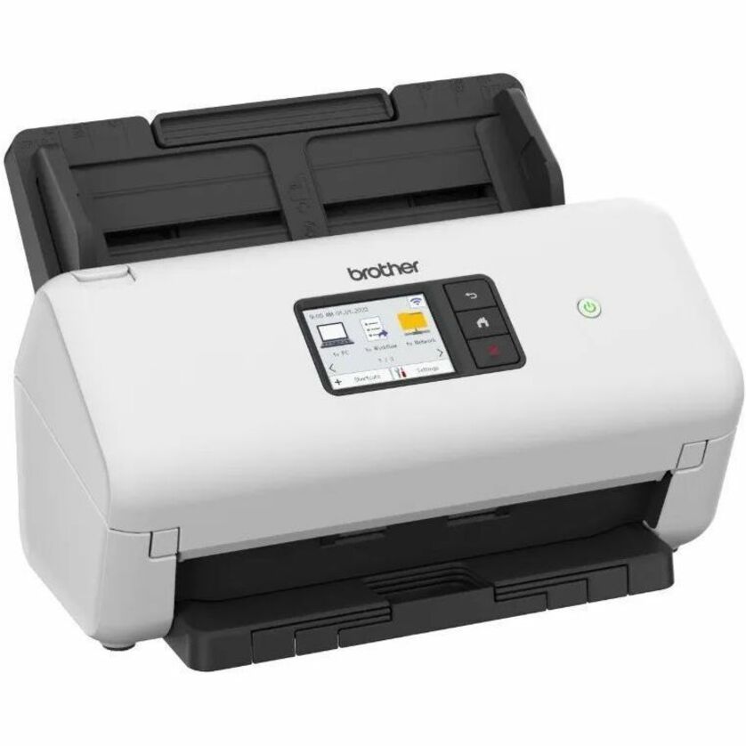 Brother ADS-3350W Sheetfed Scanner - 600 x 600 dpi Optical - White, Black